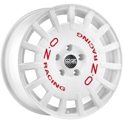 Oz Racing Rally Racing Race White Red Lettering Alloy Wheel 19x8.5 Et45 5x108