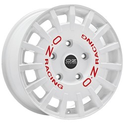 Oz Racing Rally Racing Van Race White Red Lettering Alloy Wheel 18x7.5 Et48 5x160