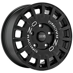 Oz Racing Rally Racing Van Matt Black Silver Lettering Alloy Wheel 18x7.5 Et48 5x160