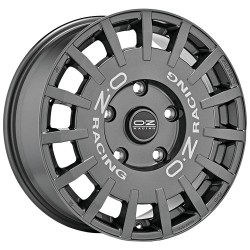 Oz Racing Rally Racing Van Dark Graphite Silver Lettering Alloy Wheel 18x7.5 Et48 5x160