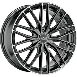 OZ RACING GRAN TURISMO HLT STAR GRAPHITE DIAMOND LIP ALLOY WHEEL 20x8.5 ET40 5x108 