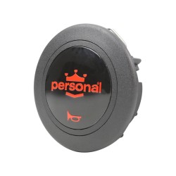 Personal Steering Wheel Single Contact Horn Button - Red