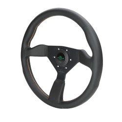 Personal Neo Grinta Suede Leather Steering Wheel 350mm Red Yellow Green