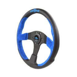 Personal Pole Position Suede Leather Steering Wheel 330mm