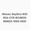 Nissan Skyline R33 R34 GTR BCNR33 BNR34 1995-2001 