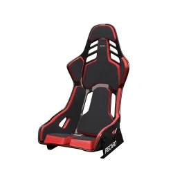 RECARO Podium Sport Seat RHD Driver - Large Alcantara Black/Leather Red