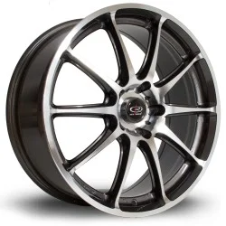 Rota Gra Alloy Wheel 18 X 7.5 5x100 Et48 73.0mm Cb Polished Lip/gunmetal