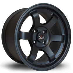 Rota Grid Alloy Wheel 15 X 8 4x100 Et20 67.1mm Cb Flat Black