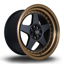 Rota Kyusha Alloy Wheel 17 X 9 4108~4100 Et20 67.1mm Cb Bronze Lip/flat Black Rota Kyusha Alloy Wheel 17 X 9 4108~4100 Et20 67.1mm Cb Bronze Lip/flat Black