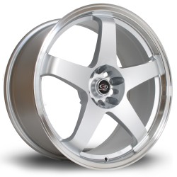 Rota Gtr Alloy Wheel 19 X 9 5x114 Et20 73.0mm Cb Polished Lip/silver