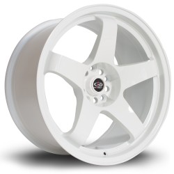 Rota Gtr Alloy Wheel 18 X 9.5 5x114 Et12 73.0mm Cb White