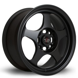 Rota Slip Alloy Wheel 15 X 7 4x108 Et40 73.0mm Cb Flat Black