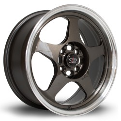 Rota Slip Alloy Wheel 16 X 7 5x114 Et45 73.0mm Cb Red Lip/gunmetal