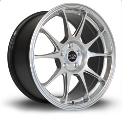 Rota Titan Alloy Wheel 17 X 7.5 4x100 Et35 67.1mm Cb Hyper Silver