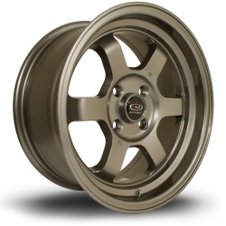 Rota Grid-v Alloy Wheel 15 X 7 4x108 Et20 73.0mm Cb Bronze