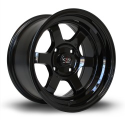 Rota Grid-v Alloy Wheel 15 X 8 4x114 Et0 73.0mm Cb Black