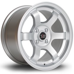 Rota Grid Alloy Wheel 15 X 8 4x100 Et20 67.1mm Cb Silver