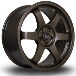 Rota Grid Alloy Wheel 17 X 8 5x100 Et42 73.0mm Cb Matt Bronze