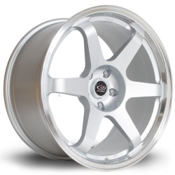 Rota Grid Alloy Wheel 19 X 9.5 5x114 Et20 73.0mm Cb Polished Lip/silver