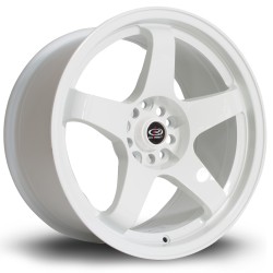 Rota Gtr Alloy Wheel 17 X 9.5 5x114 Et12 73.0mm Cb White