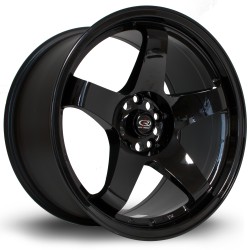 Rota Gtr Alloy Wheel 18 X 9.5 5x114 Et30 73.0mm Cb Black