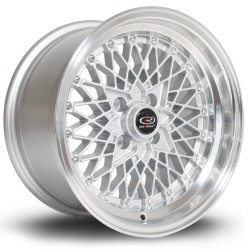 Rota Osmesh Alloy Wheel 15 X 8 4x100 Et20 67.1mm Cb Polished Lip/silver