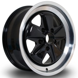 Rota Psd Alloy Wheel 17 X 7.5 5x130 Et35 71.6mm Cb Polished Lip/black