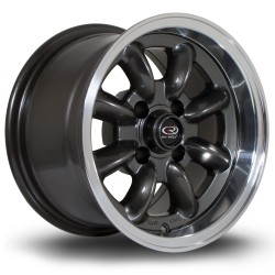 Rota Rb Alloy Wheel 13 X 8 4x100 Et4 67.1mm Cb Red Lip/gunmetal Rota Rb Alloy Wheel 13 X 8 4x100 Et4 67.1mm Cb Red Lip/gunmetal