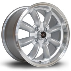 Rota Rb Alloy Wheel 15 X 7 4x108 Et30 73.0mm Cb Polished Lip/silver Rota Rb Alloy Wheel 15 X 7 4x108 Et30 73.0mm Cb Polished Lip/silver