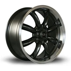 Rota Rb Alloy Wheel 17 X 7.5 4x100 Et45 67.1mm Cb Red Lip/gunmetal