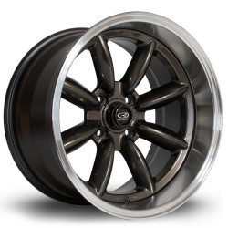 Rota Rbx Alloy Wheel 17 X 9.5 4x114 Et-19 73.0mm Cb Red Lip/gunmetal