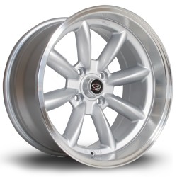 Rota Rbx Alloy Wheel 17 X 9 4x114 Et-13 73.0mm Cb Polished Lip/silver