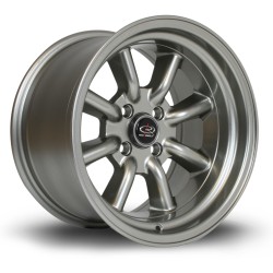 Rota Rkr Alloy Wheel 15 X 9 4x100 Et0 67.1mm Cb Steel Grey