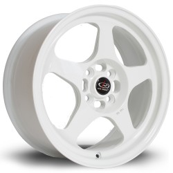 Rota Slip Alloy Wheel 16 X 7 4x100 Et40 67.1mm Cb White