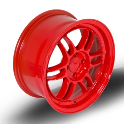 Rota Tfs3 Alloy Wheel 15 X 7 4x100 Et38 67.1mm Cb Red