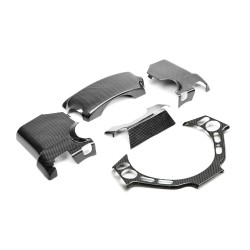 Seibon Carbon Fibre Steering Column Surround Trim Nissan R35 GT-R 09-16 - 5 Pcs
