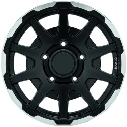 SPARCO DAKAR MATT BLACK LIP POLISHED/RIVETS ALLOY WHEEL 17x7.5 ET25 5x127