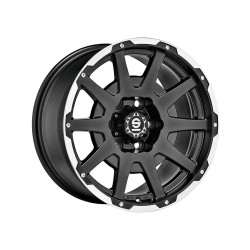 SPARCO DAKAR MATT BLACK LIP POLISHED/RIVETS ALLOY WHEEL 18x8.5 ET40 6x114.3