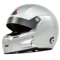 Stilo ST5 R Composite Rally Helmet FIA/Snell Approved - Silver Shell with Black Padding