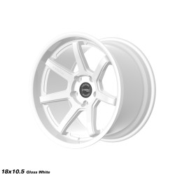 Stromwheels STROM DS-15 Alloy Wheel 18x10.5 5x114.3 10 Full Gloss White 73.10