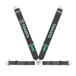 Takata Race 4 Harness Snap-on Black Fia Approved