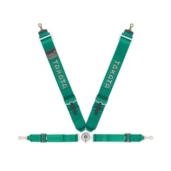Takata Race 4 4 Point Harness Bolt-on Green