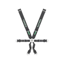Takata Race 3x2 6 Point Harness Snap-on Black