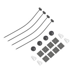 Tegiwa Slim Fan Low Profile Universal Fitting Fixing Kit Clips Ties Support