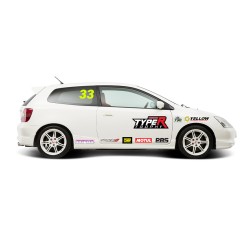 Tegiwa Type R Trophy Decal Sticker Pack