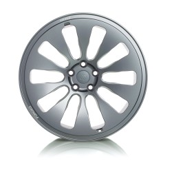 Titan 7 T-LD1 Forged 10 Spoke Wheel 20 x 10 ET40 5x114.3 Satin Titanium Contrast Cut   