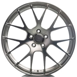 Titan 7 T-S7 Forged Split 7 Spoke Wheel 19 x 8.5 ET44 5x112 Hybrid Dark Machine