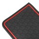 Anti-Slip Rubber Interior Mats Cup Coaster 11 Piece Set Black/Red Toyota GR Yaris 20+